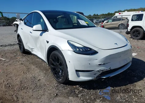 2021 Tesla Model Y Long Range Dual Motor All-Wheel Drive from USA, damaged, VIN 5YJYGDEE8MF070945